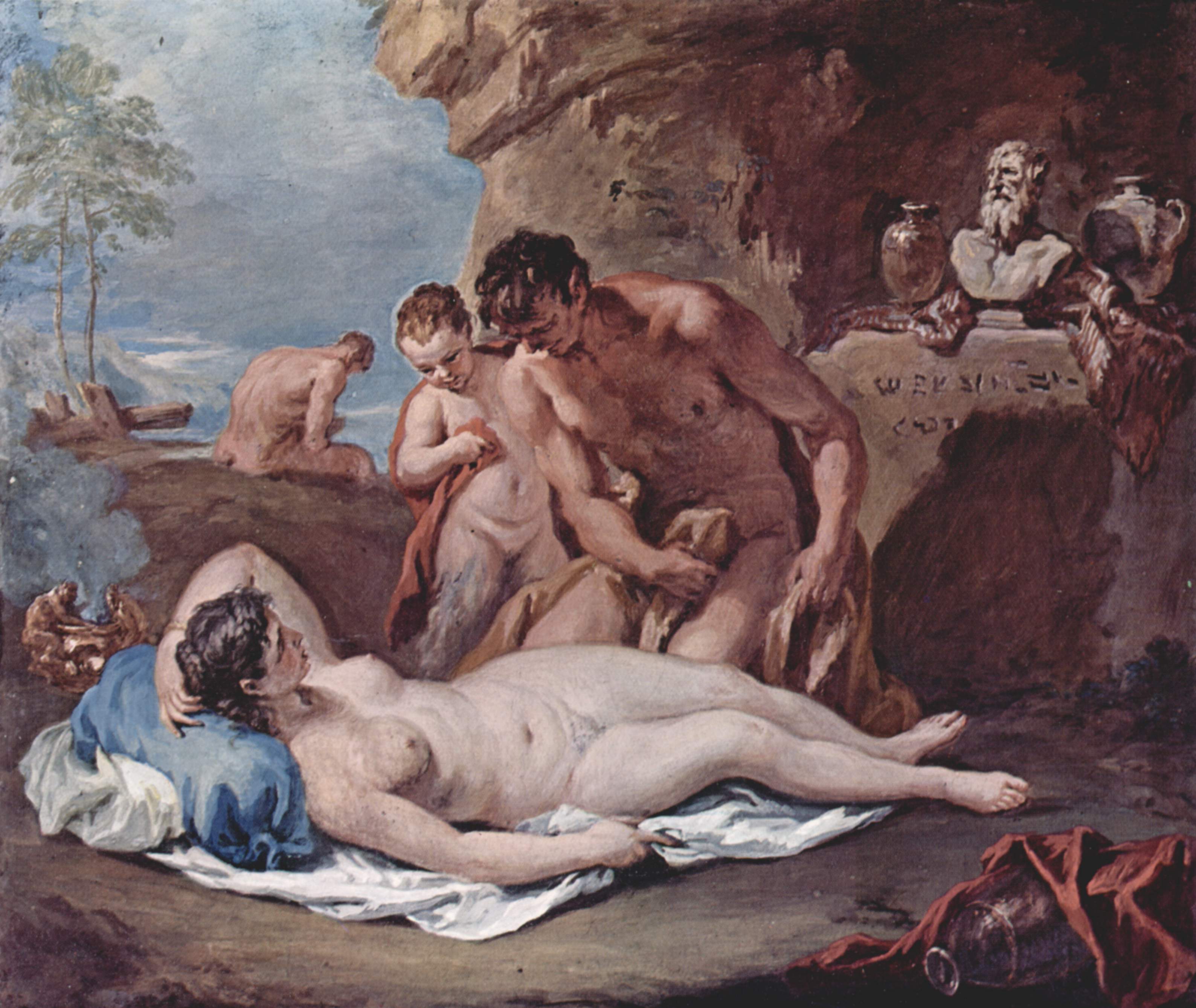 Sleeping nymph